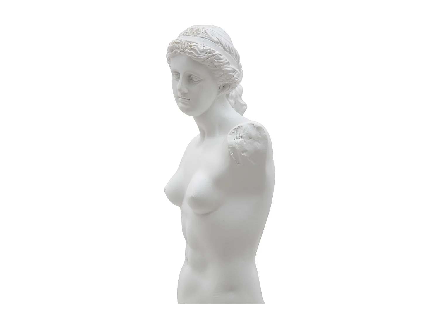 Statuette Sculpture "Femme" 49cm Blanc