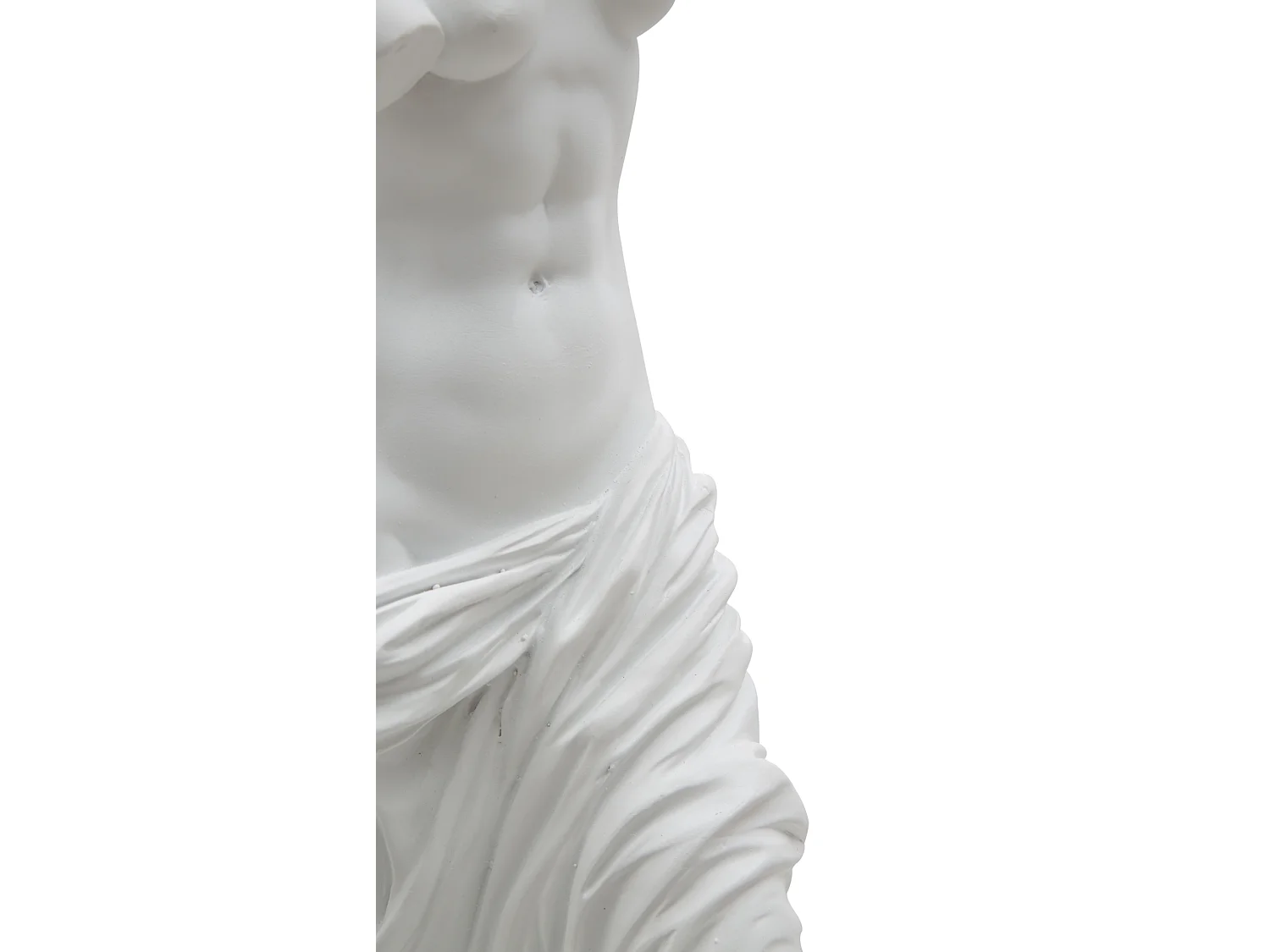 Statuette Sculpture "Femme" 49cm Blanc