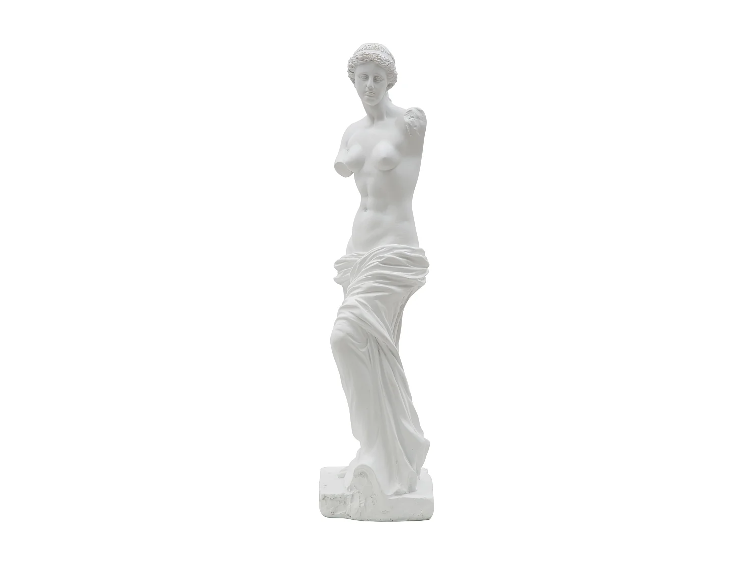 Statuette Sculpture "Femme" 49cm Blanc
