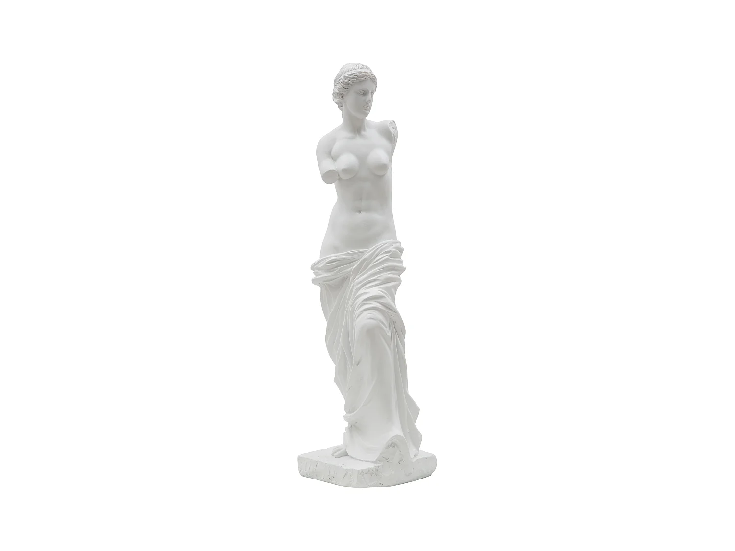 Statuette Sculpture "Femme" 49cm Blanc