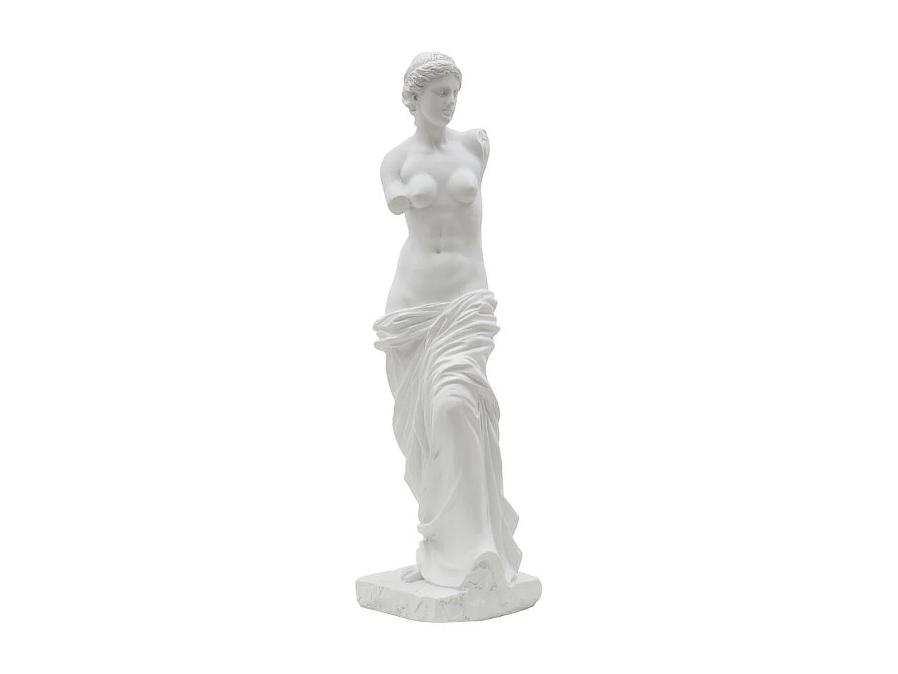 Statuette Sculpture "Femme" 49cm Blanc