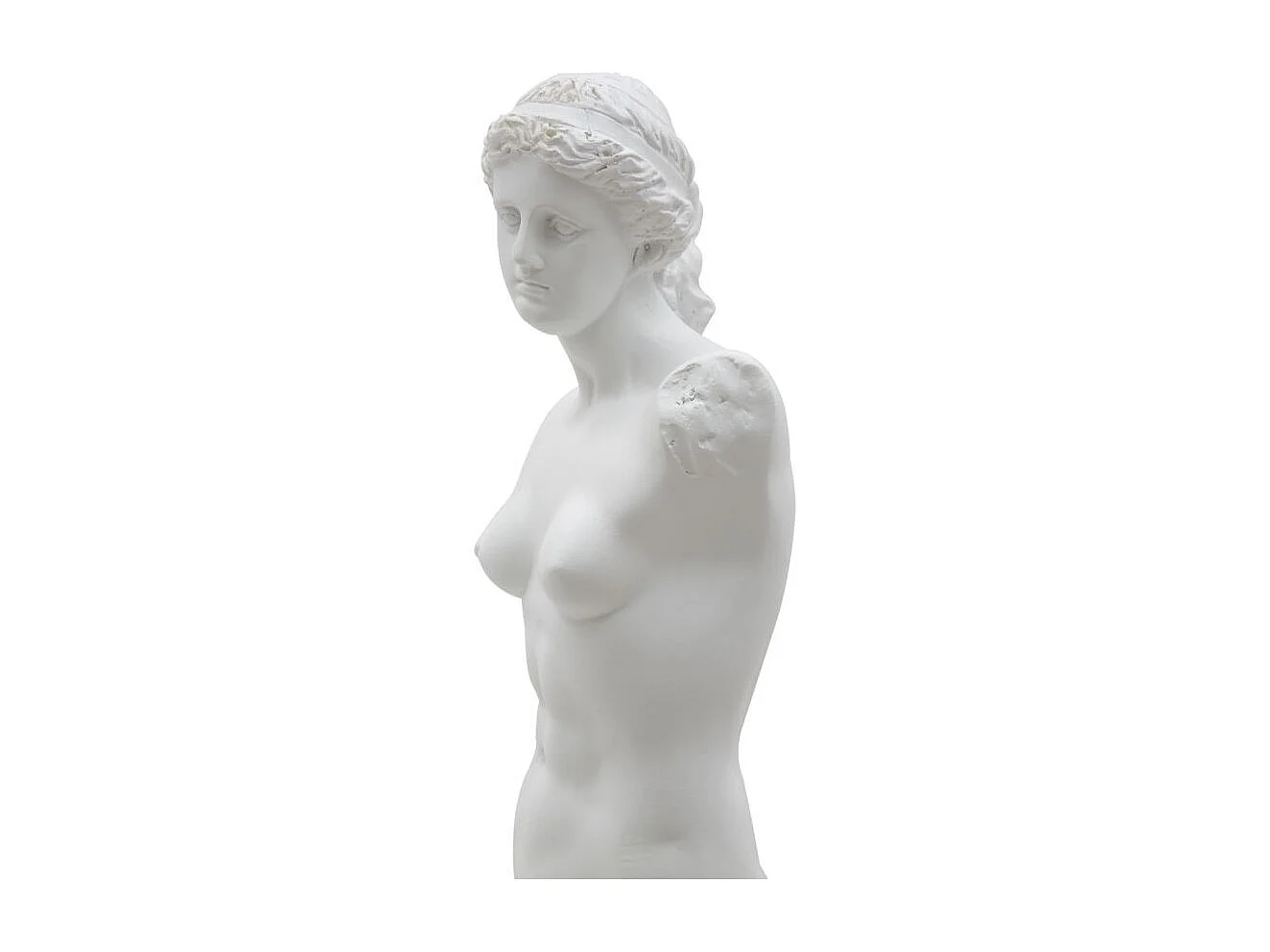 Statuette Sculpture "Femme" 49cm Blanc