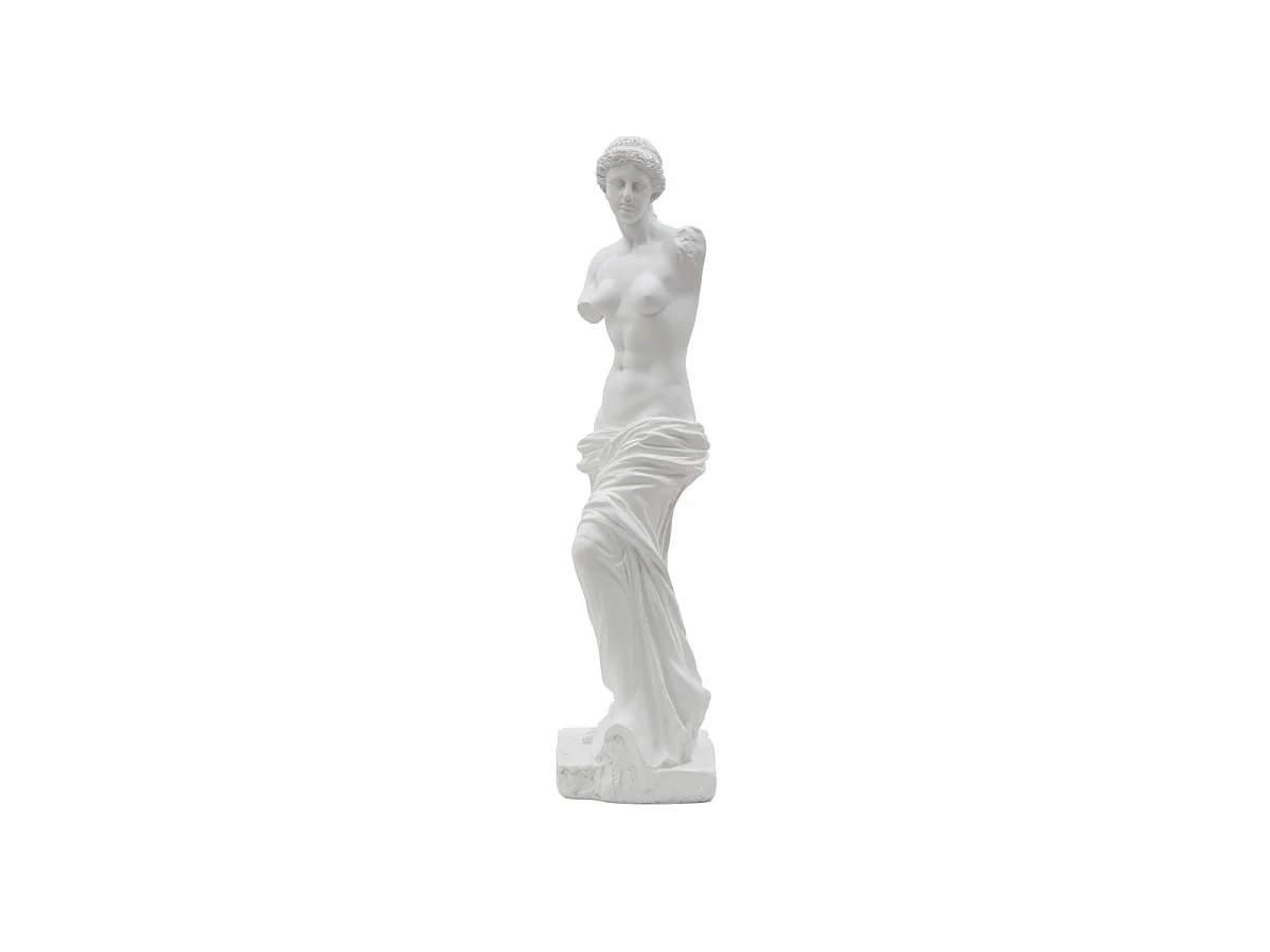 Statuette Sculpture "Femme" 49cm Blanc