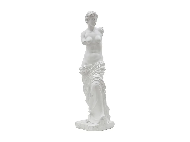 Statuette Sculpture "Femme" 49cm Blanc