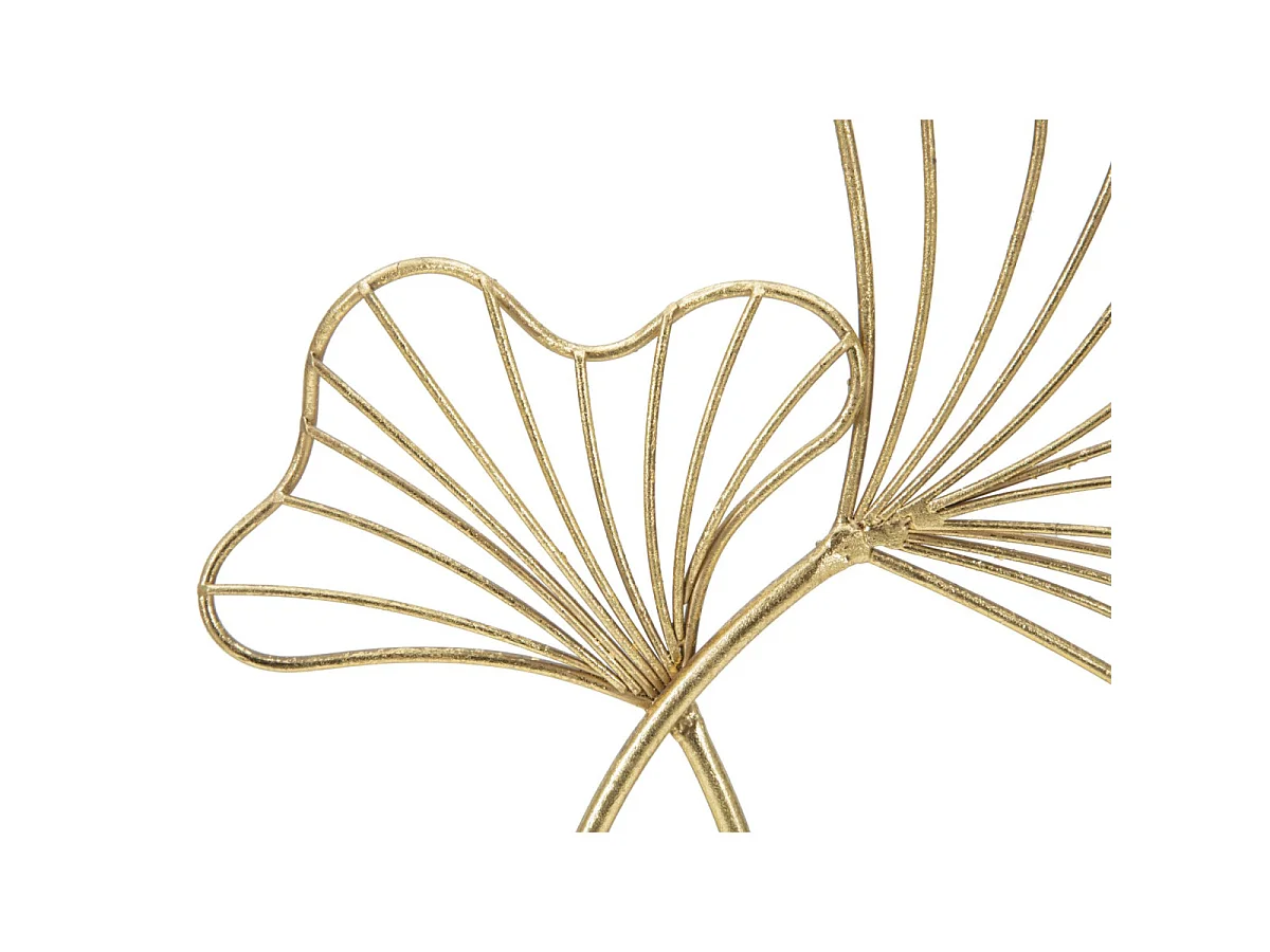 Gouden metalen sculptuur 25x8,5x35 cm