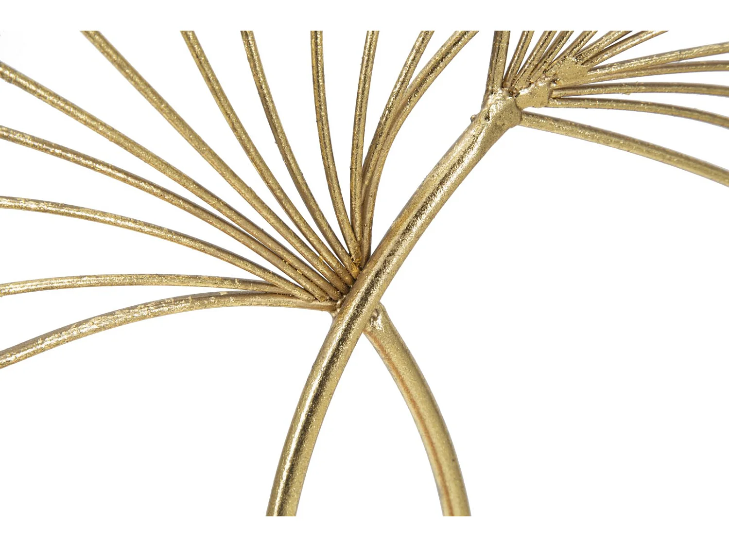 Gouden metalen sculptuur 25x8,5x35 cm