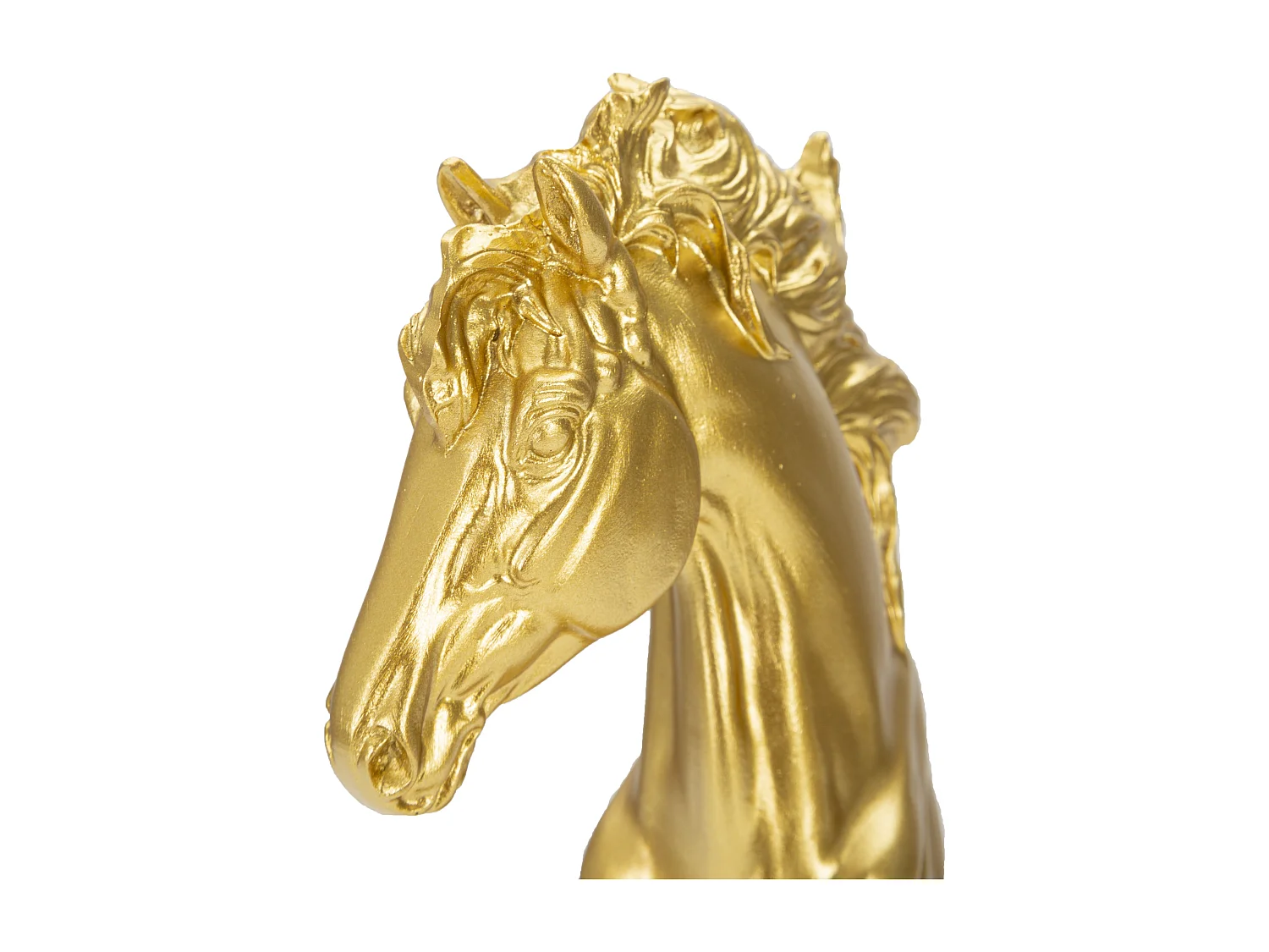 Pièce d'Échec Déco en Résine "Cavalier" 27cm Or