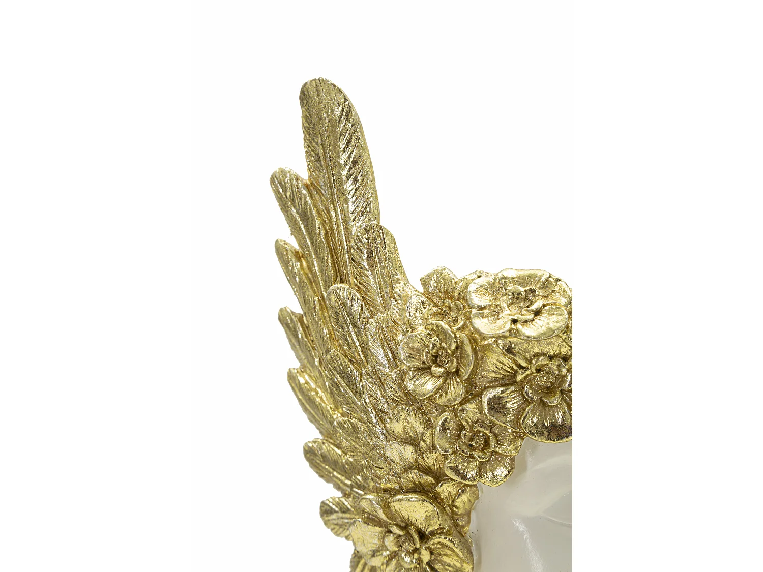 Statuette Buste Femme "Athena" 32cm Blanc & Or