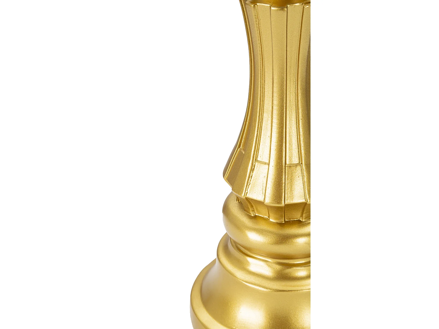 Pièce d'Échec Déco en Résine "Roi Couronne" 40cm Or