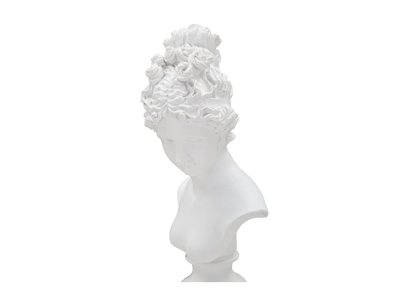 Statuette Buste Femme Déco "Terrence" 35cm Blanc