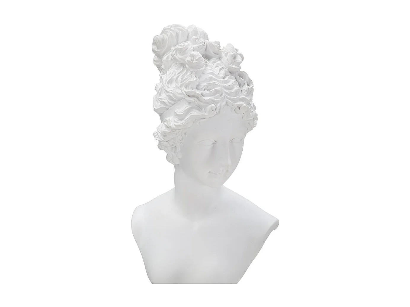 Statuette Buste Femme Déco "Terrence" 35cm Blanc