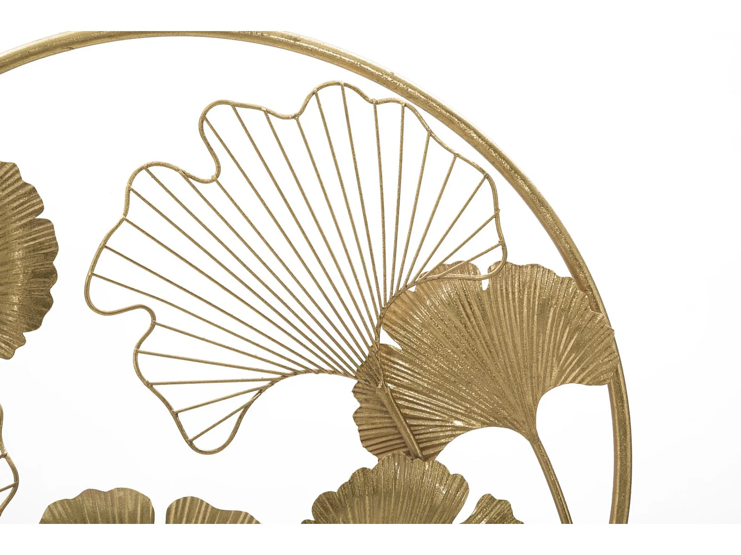 Scultura in metallo dorata con base cm 50x12,5x64