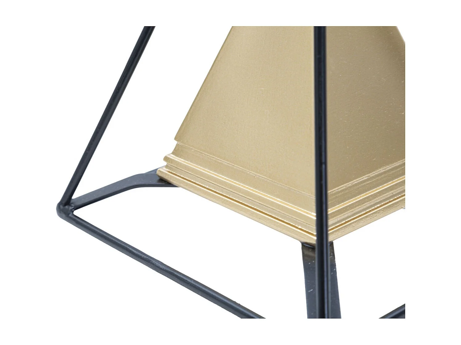 Pyramide Déco Design "Ellios" 19cm Or