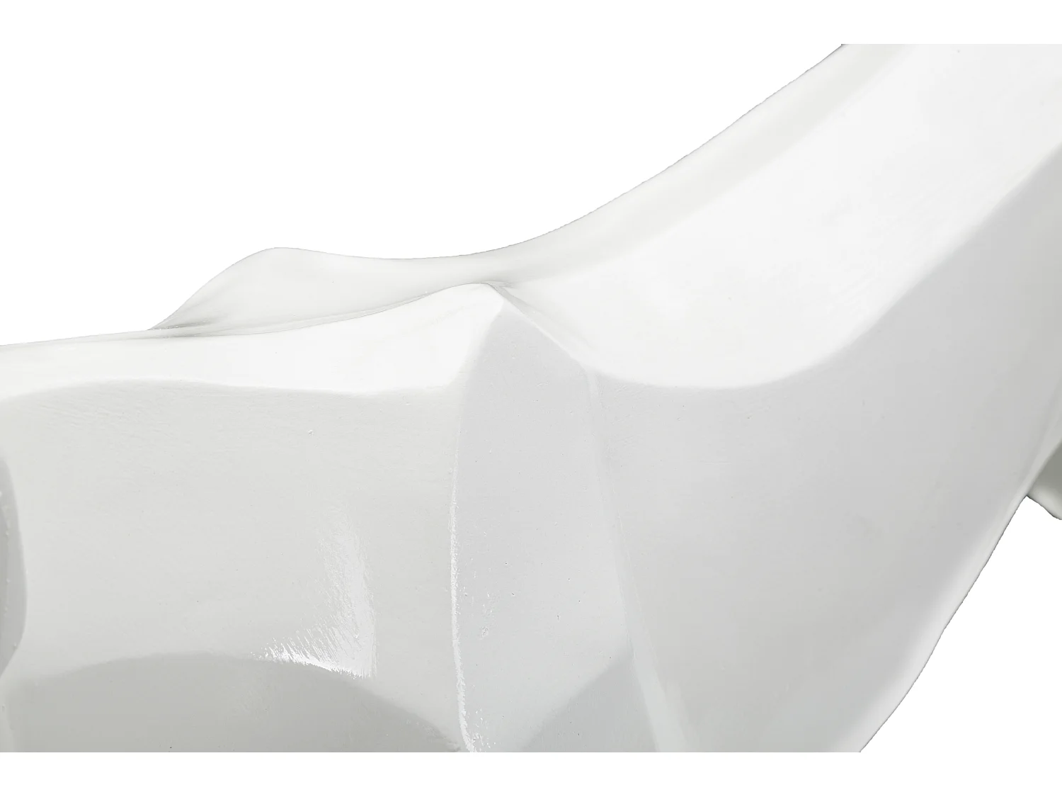 Statuette Déco en Résine "Panthère" 70cm Blanc