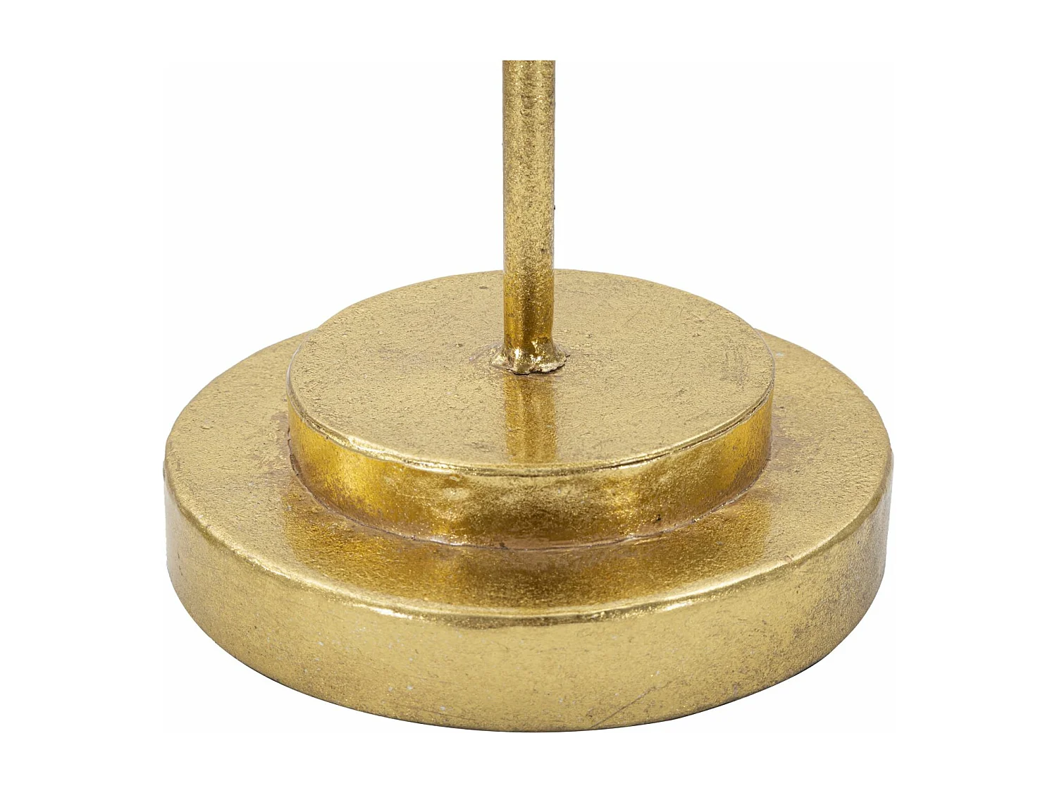 Gouden metalen sculptuur Ø 19,5x40,5 cm