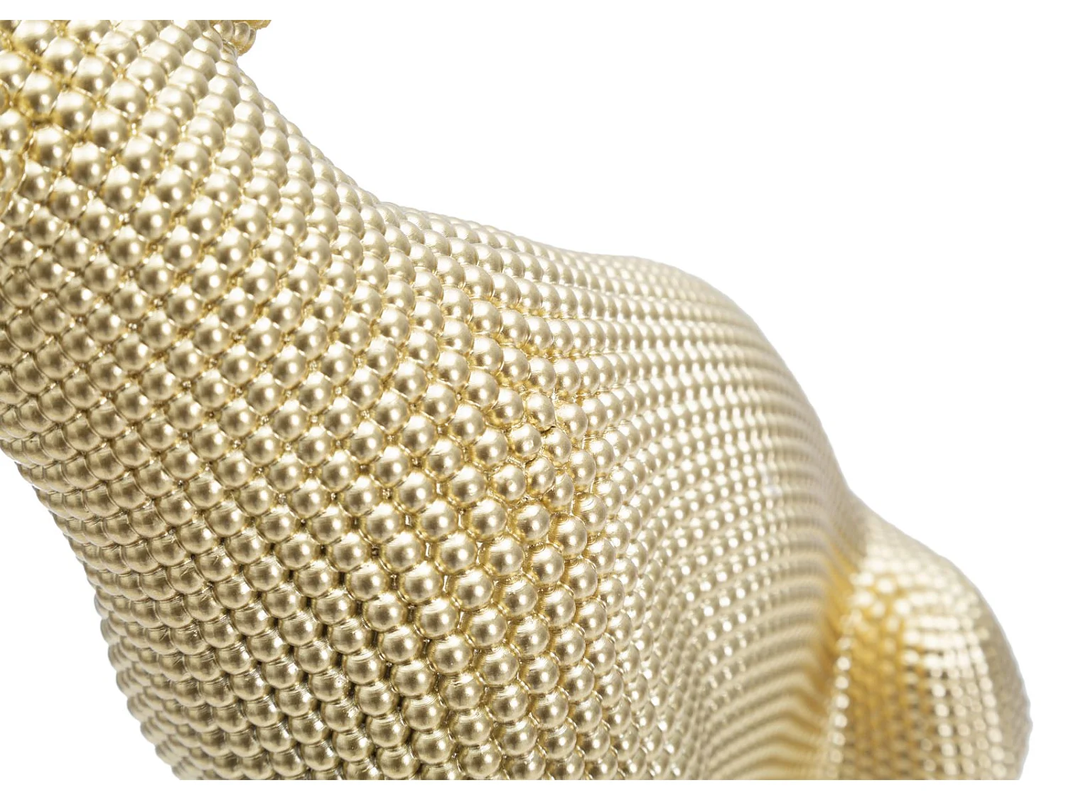 Statuette Déco en Résine "Léopard" 29cm Or