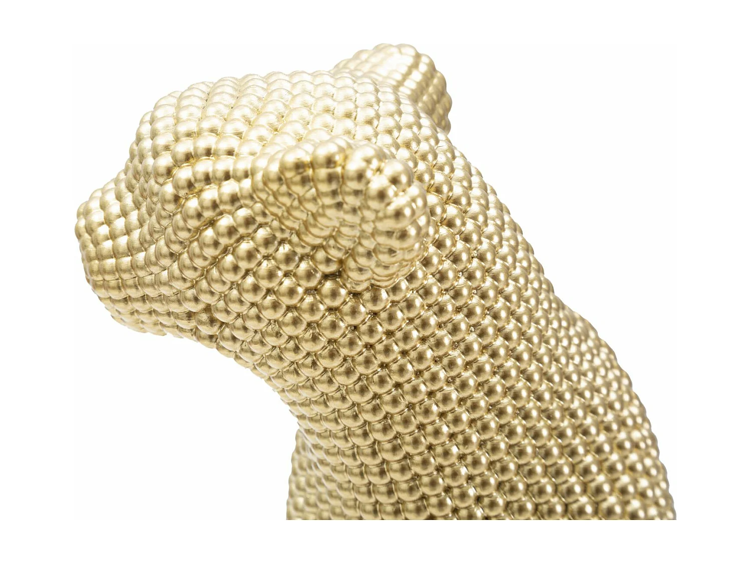 Statuette Déco en Résine "Léopard" 29cm Or