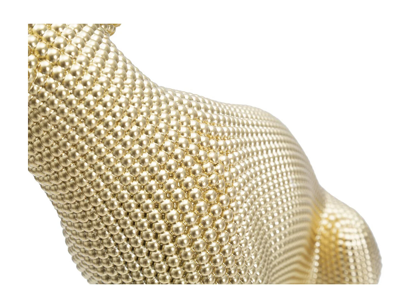 Statuette Déco en Résine "Léopard" 29cm Or