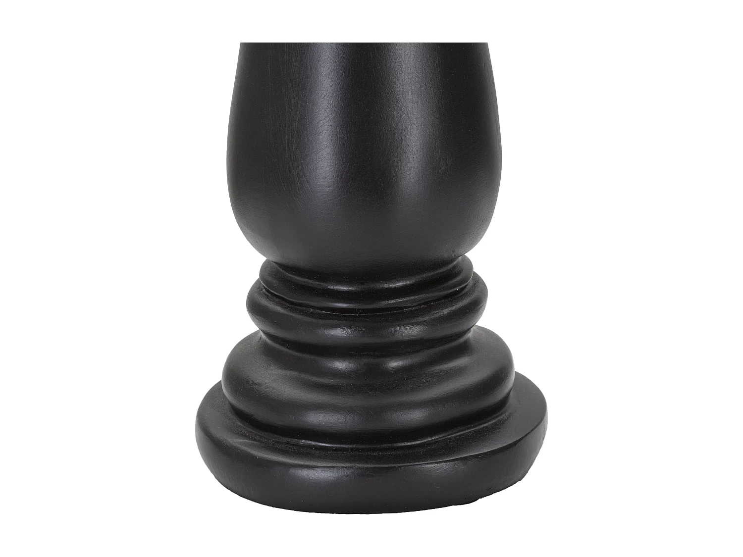 Pièce d'Échec Déco en Résine "Fou" 38cm Noir