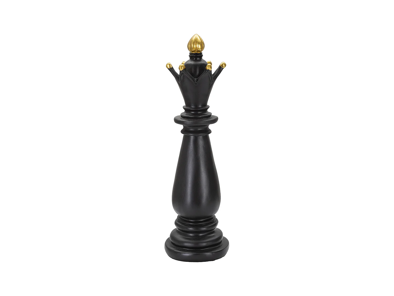 Pièce d'Échec Déco en Résine "Fou" 38cm Noir