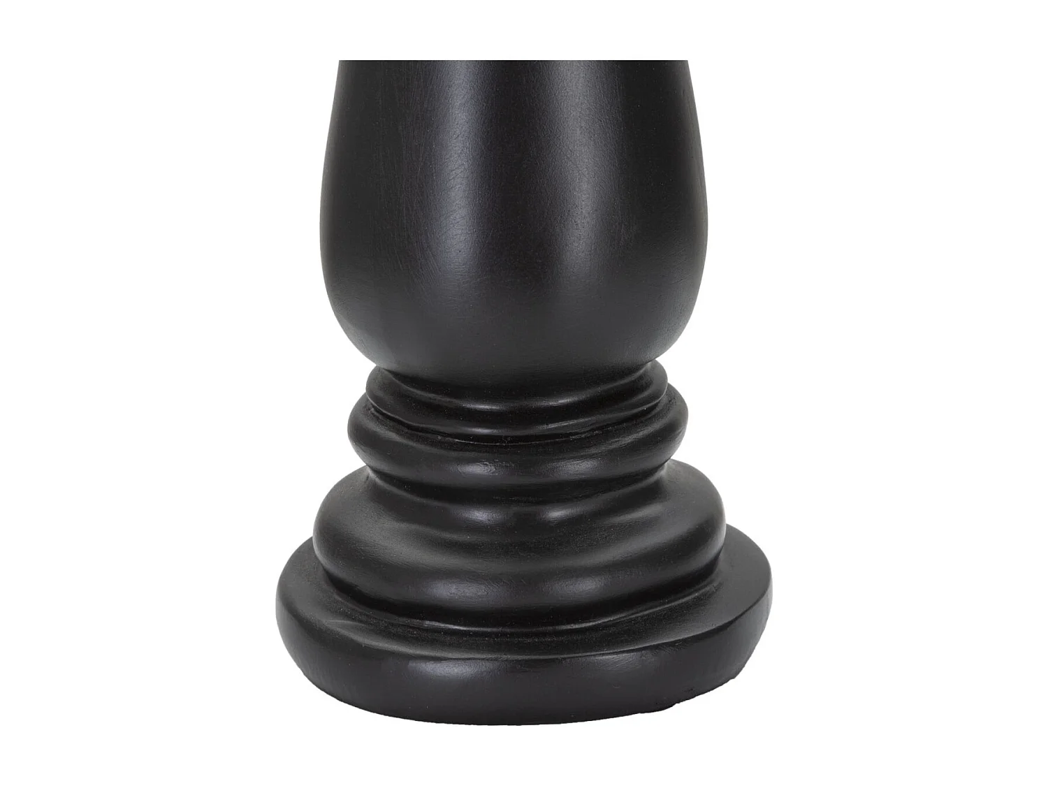 Pièce d'Échec Déco en Résine "Fou" 38cm Noir