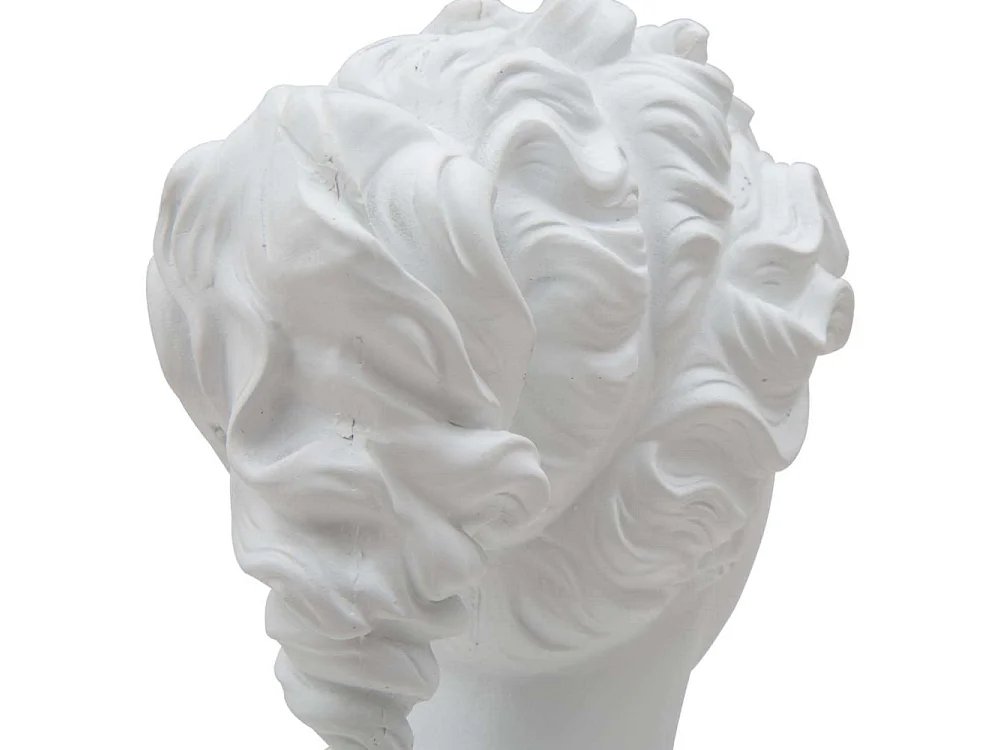 Busto decorativo clásico de mujer en poliresina h34 cm