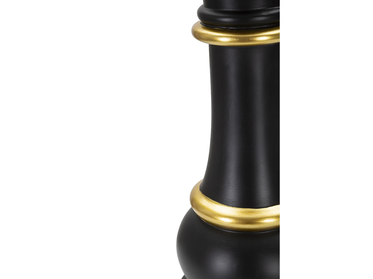 Pièce d'Échec Déco en Résine "Reine" 50cm Noir