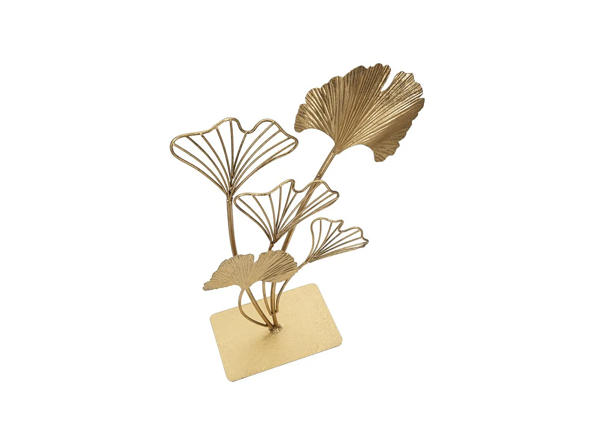 Gouden metalen sculptuur 26x11,5x44,5 cm