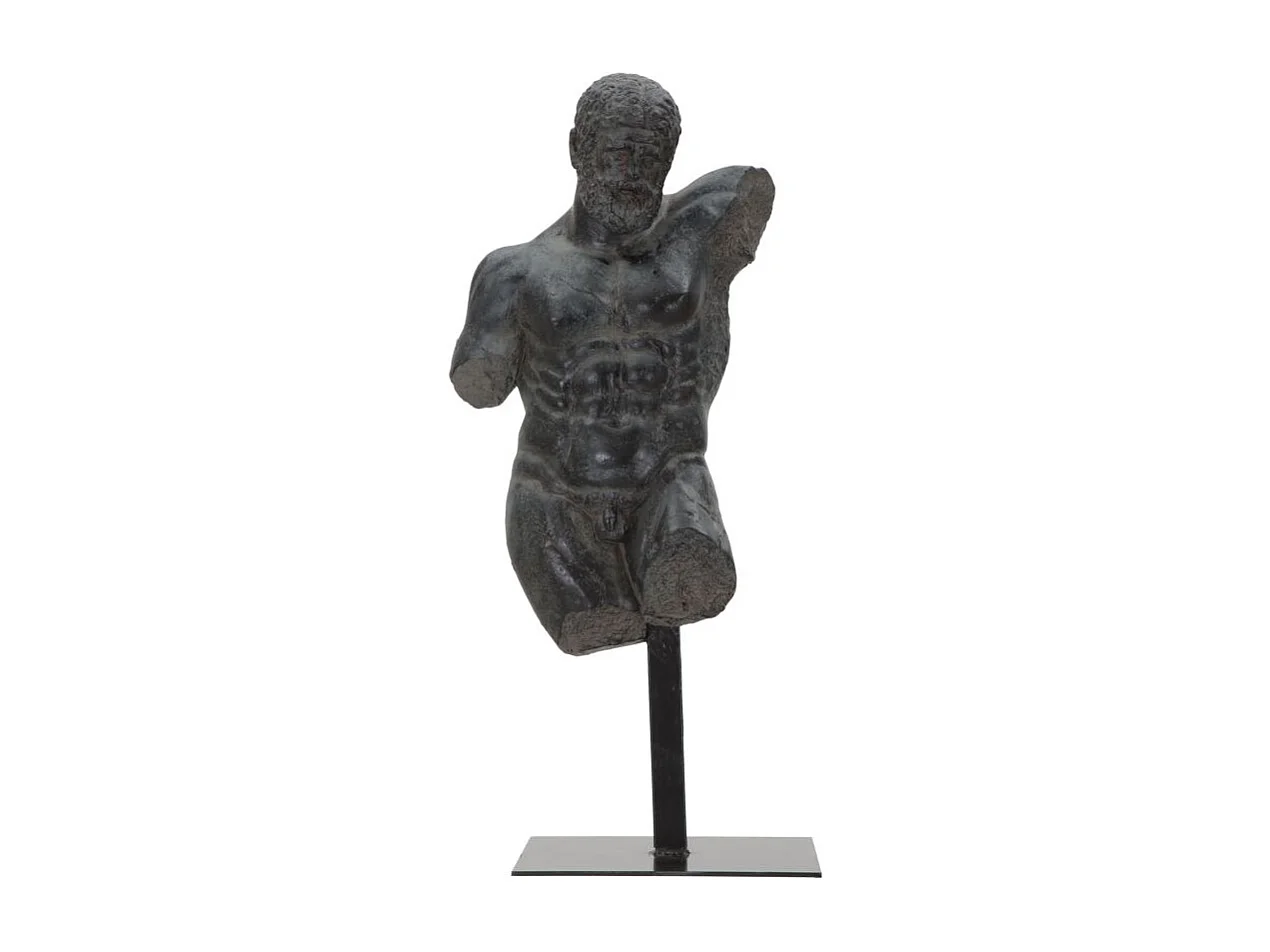 Statue Buste Masculin "Musée" 57cm Noir