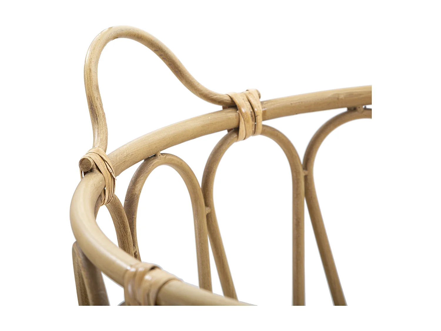 Panier de Rangement en Métal "Panama" 49cm Naturel