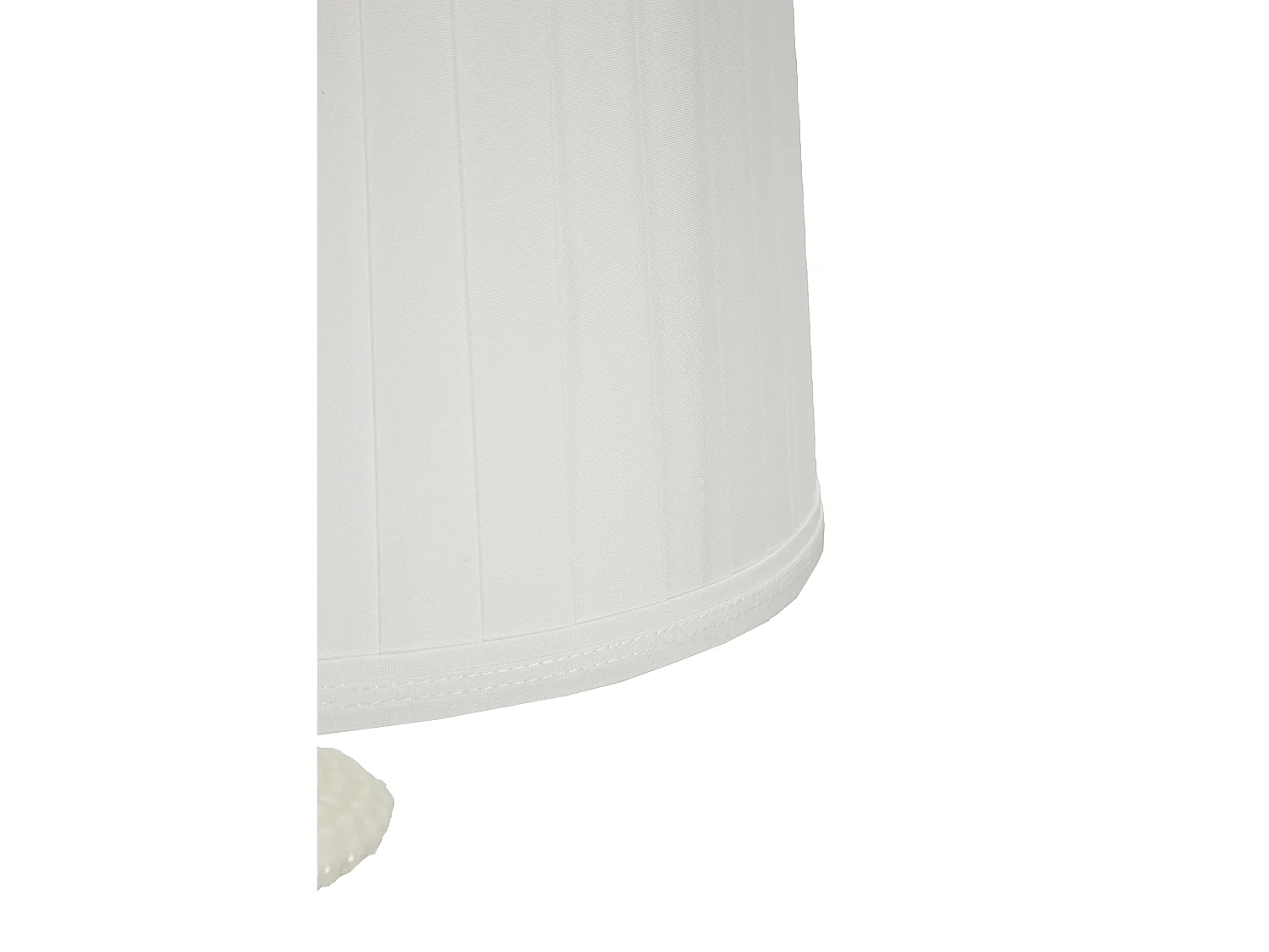 Lampe à Poser en Céramique "Caserta" 57cm Blanc & Or