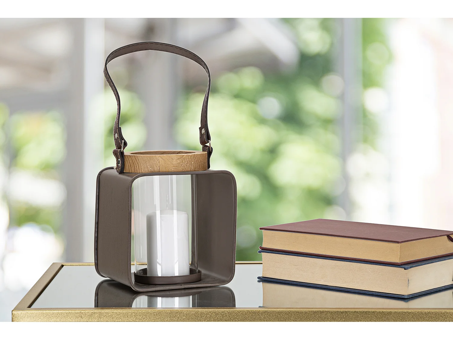 Lanterne en Métal "Vintage" 18cm Multicolore