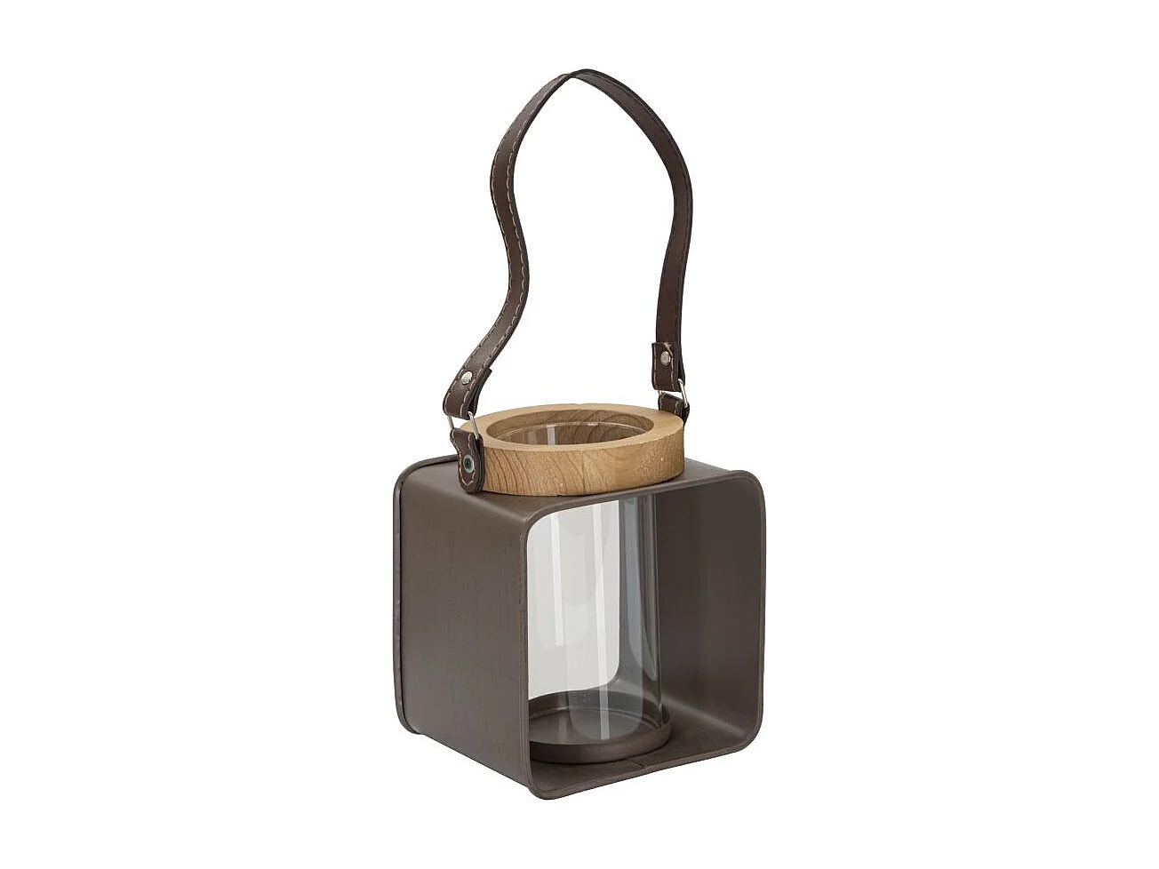 Lanterne en Métal "Vintage" 18cm Multicolore