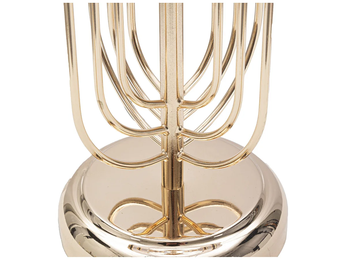 Lampe à Poser Design en Métal "Krista" 55cm Rose & Or