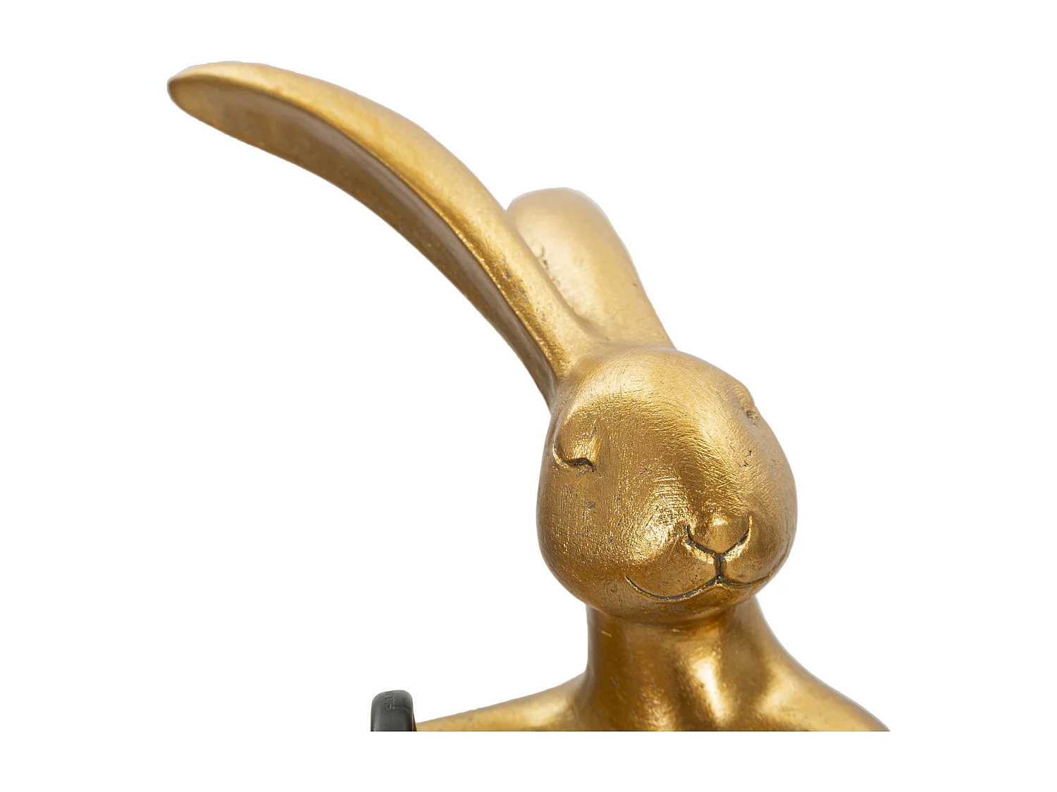 Lampe à Poser en Résine "Lapin" 47cm Or & Blanc