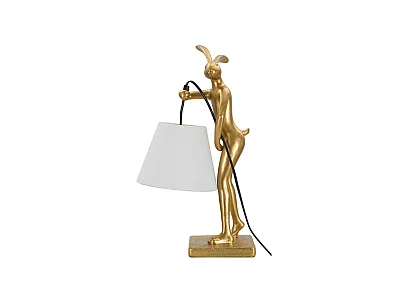 Gouden hars tafellamp 26x16x47 cm