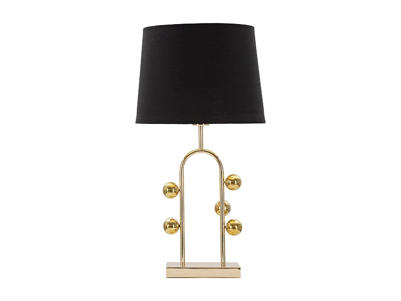 Lampada da tavolo in metallo dorata Ø 32,5x61