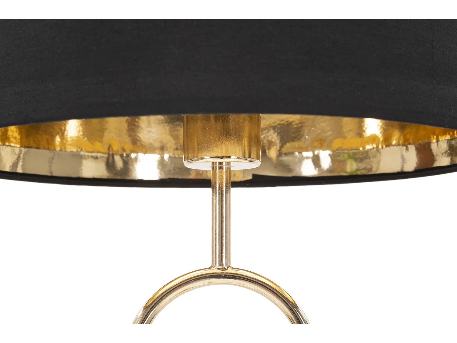 Lampe à Poser en Métal "Bubble" 61cm Or & Noir