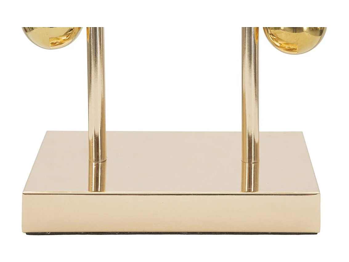 Lampe à Poser en Métal "Bubble" 61cm Or & Noir