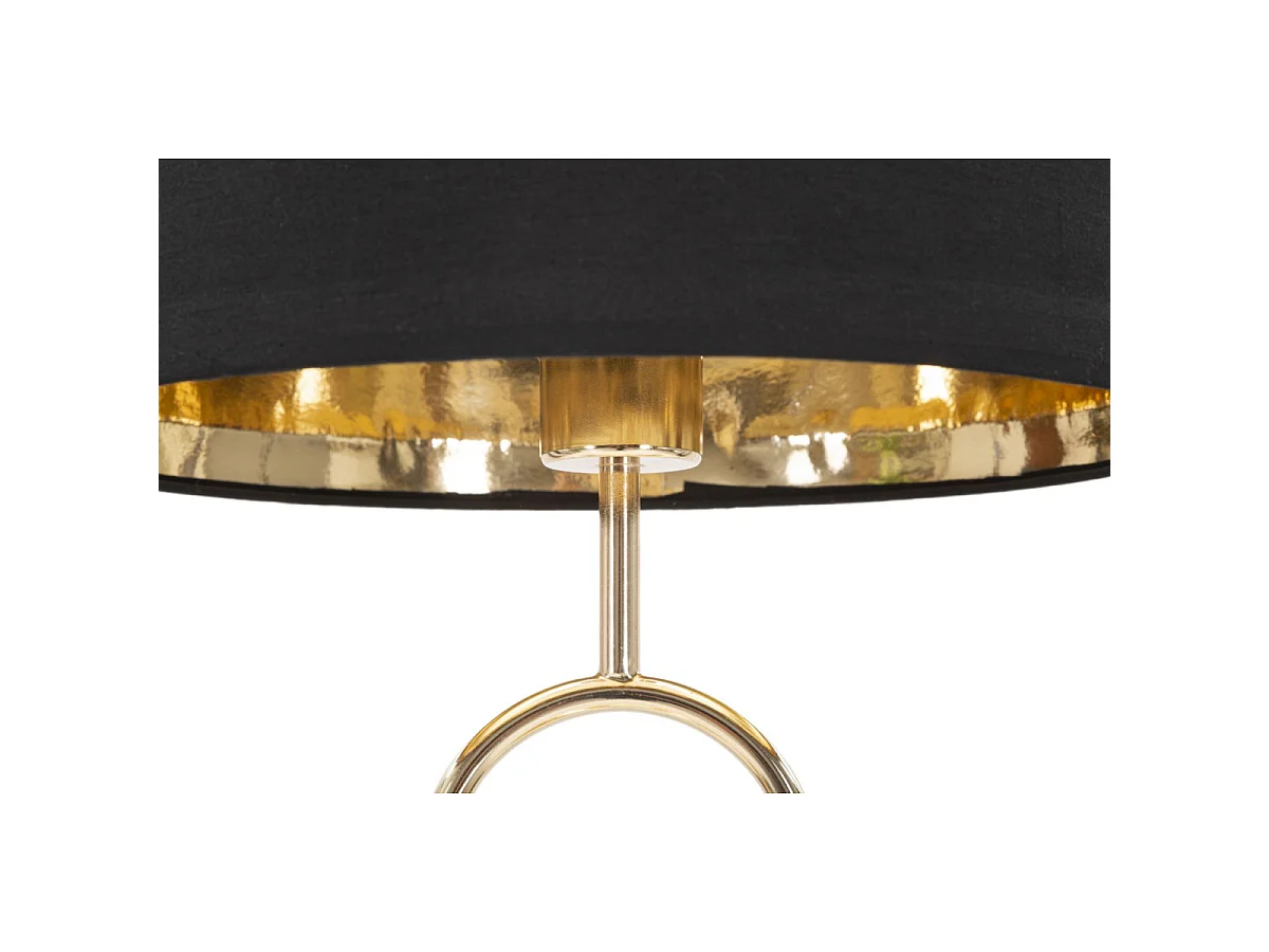 Lampe à Poser en Métal "Bubble" 61cm Or & Noir
