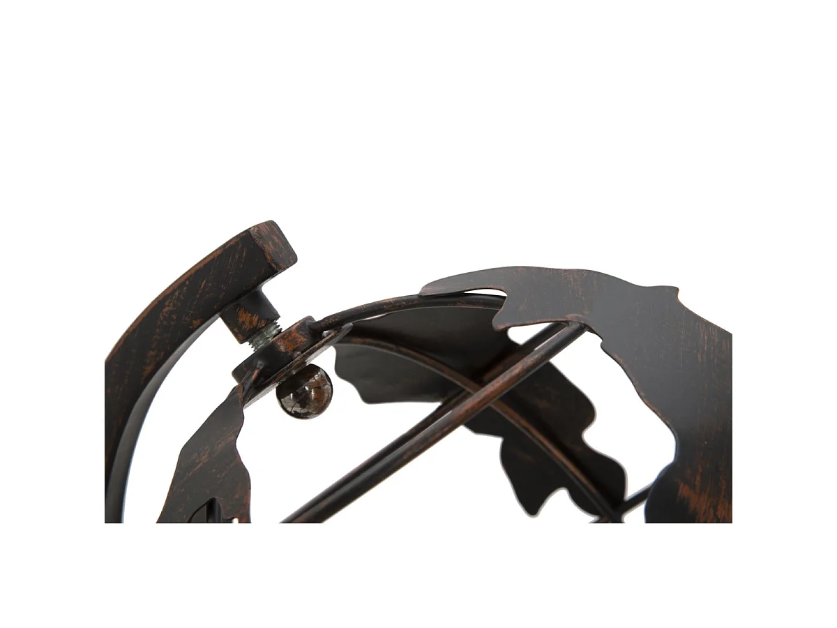 Lampe à Poser en Métal "World" 40cm Noir