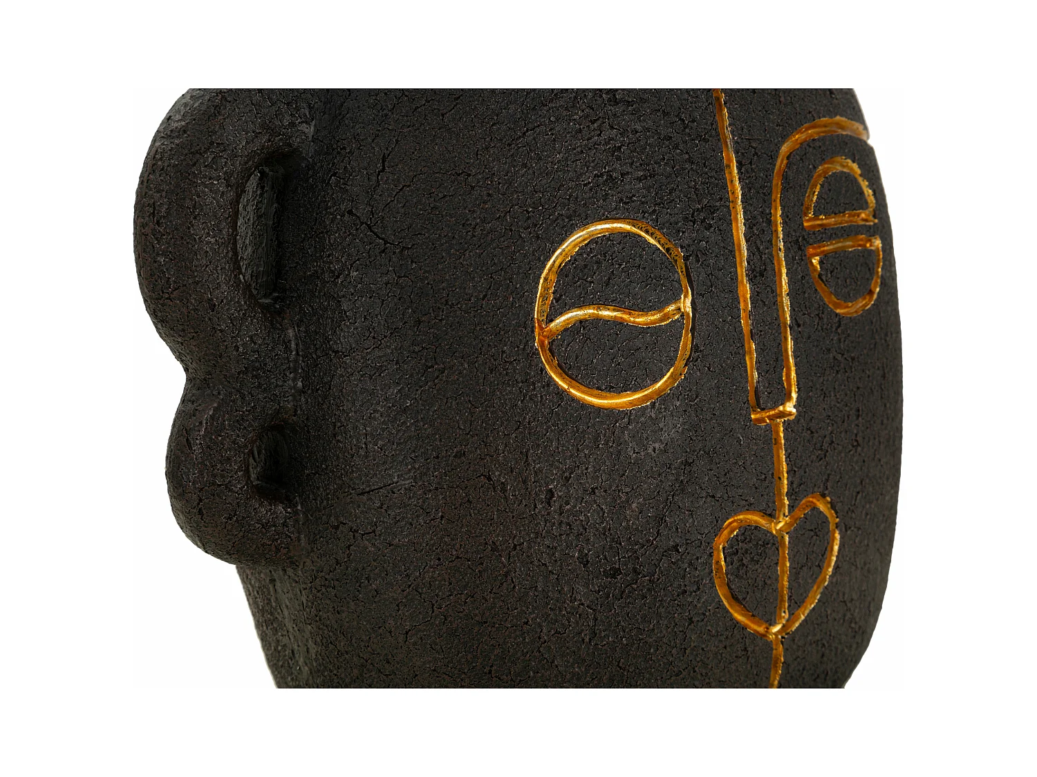 Lampada da tavolo in resina nera Ø cm 30,5x46