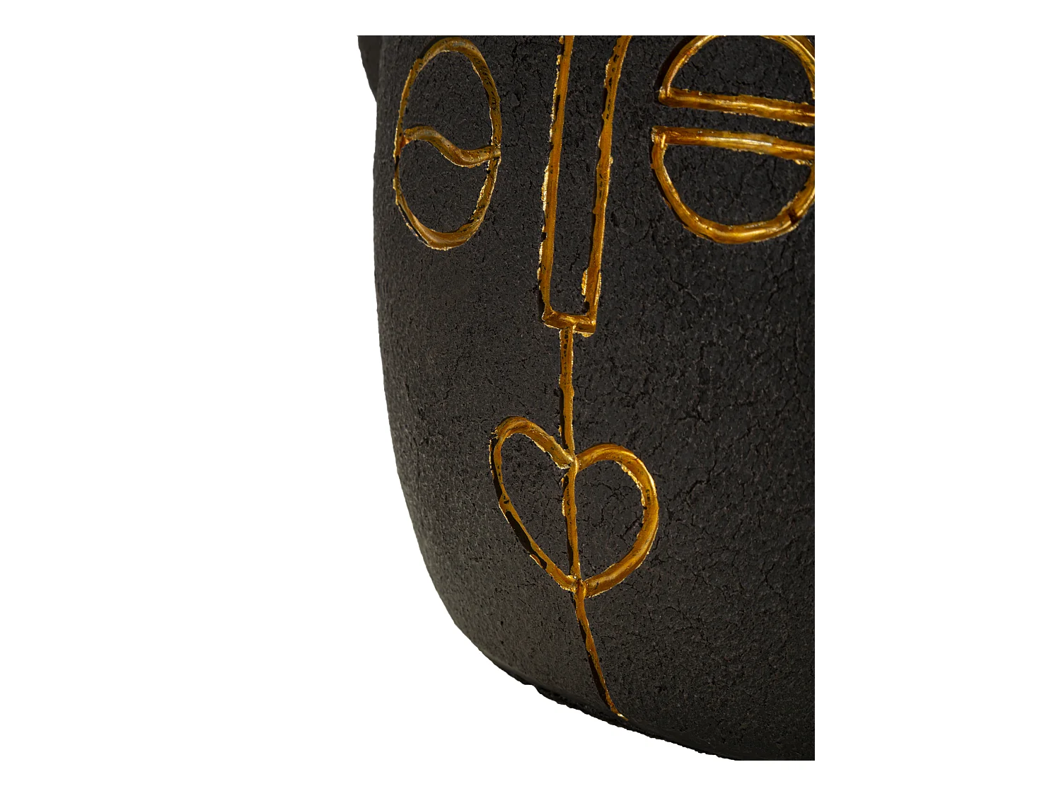 Lampada da tavolo in resina nera Ø cm 30,5x46