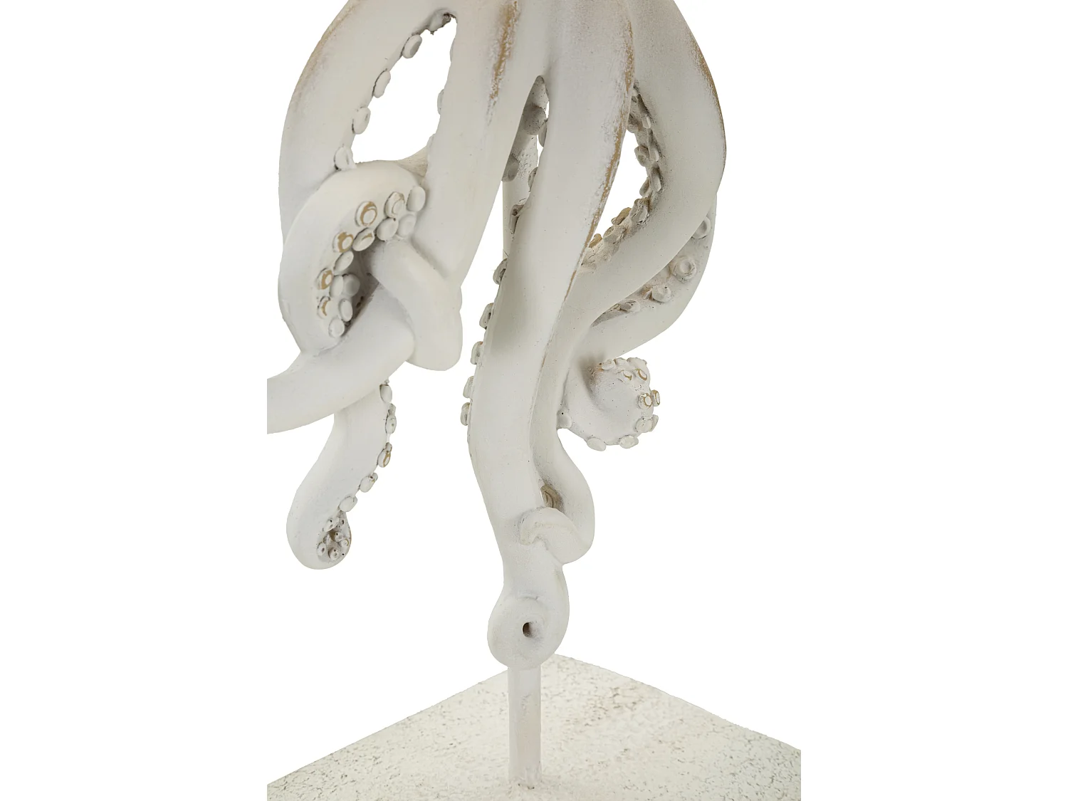 Lampe de table en résine blanche Ø 30,5 x 64,5 cm