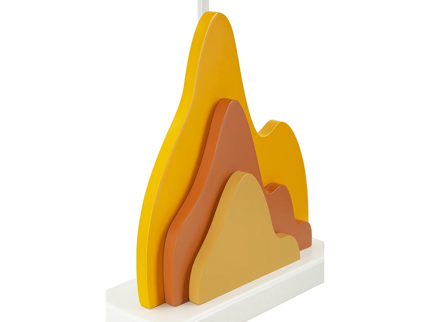 Lampe à Poser Déco "Flamme" 57cm Multicolore