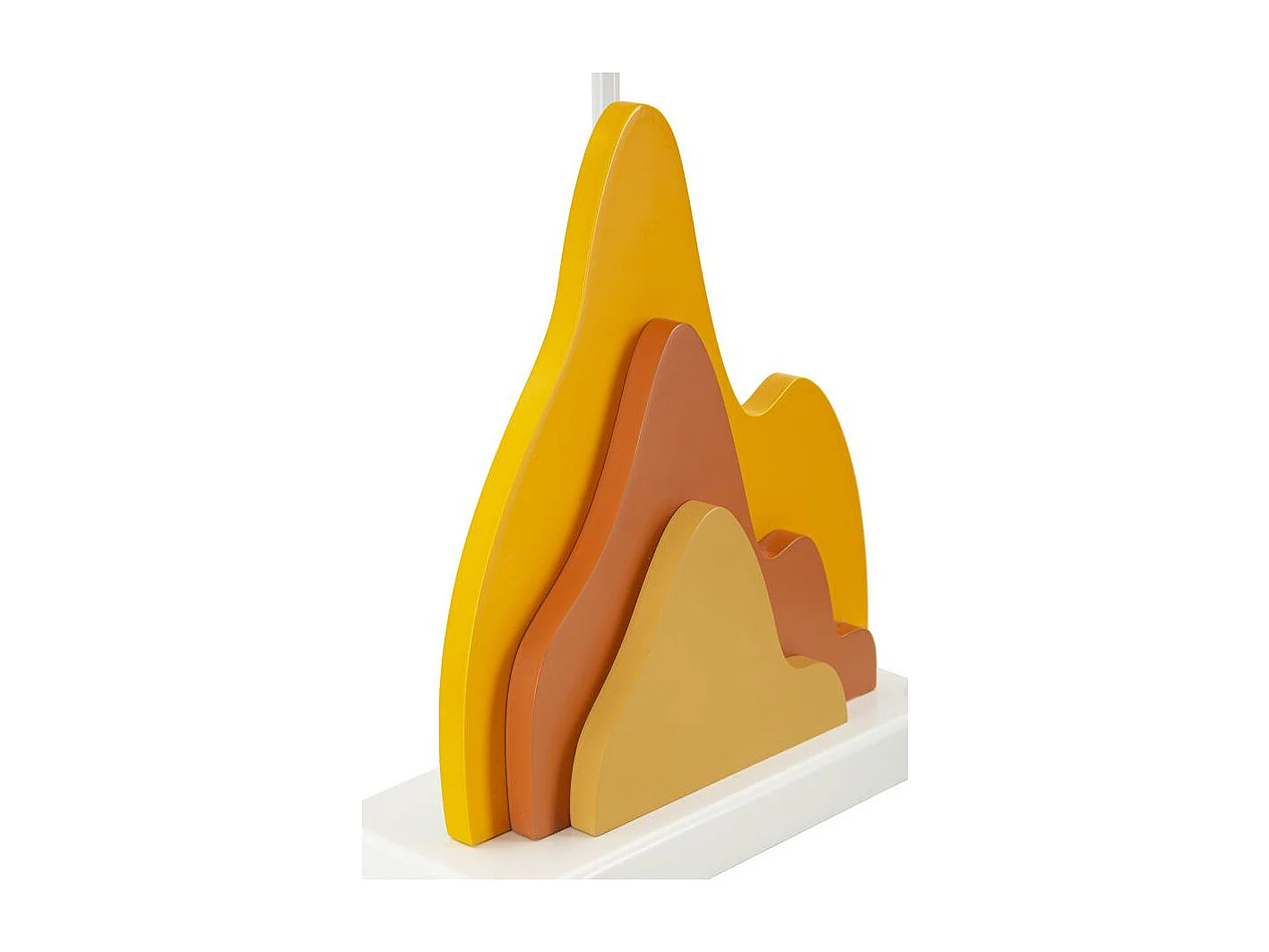 Lampe à Poser Déco "Flamme" 57cm Multicolore