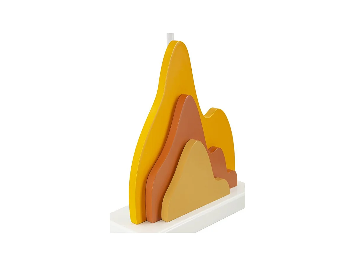 Lampe à Poser Déco "Flamme" 57cm Multicolore