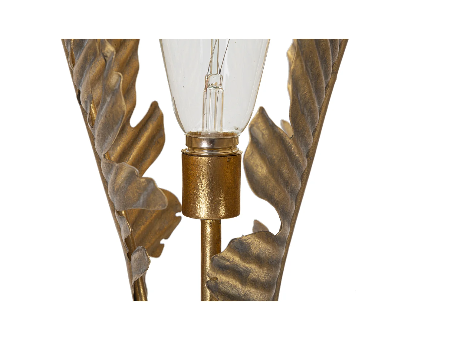 Lampe à Poser en Métal "Palm" 65cm Or