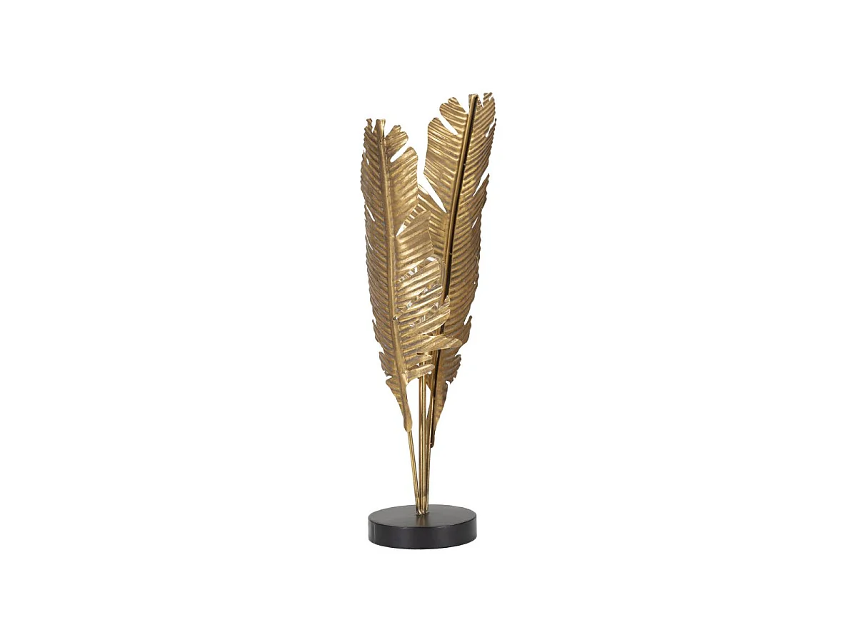 Lampe à Poser en Métal "Palm" 65cm Or