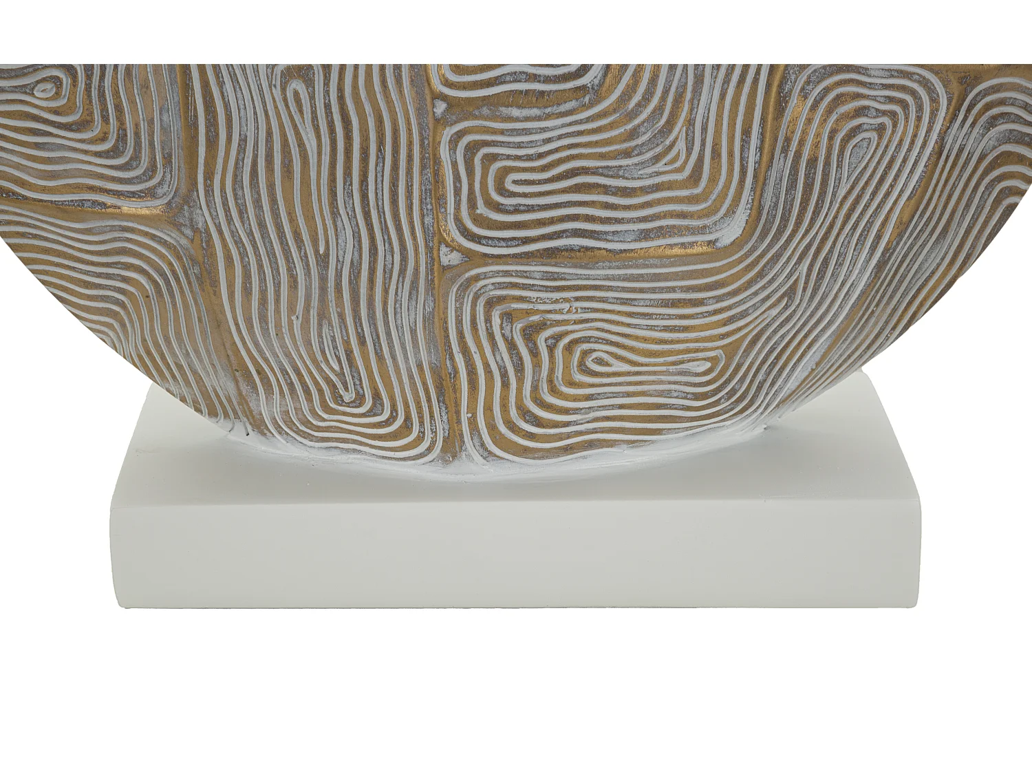 Lampe à Poser en Résine "Elips" 68cm Or